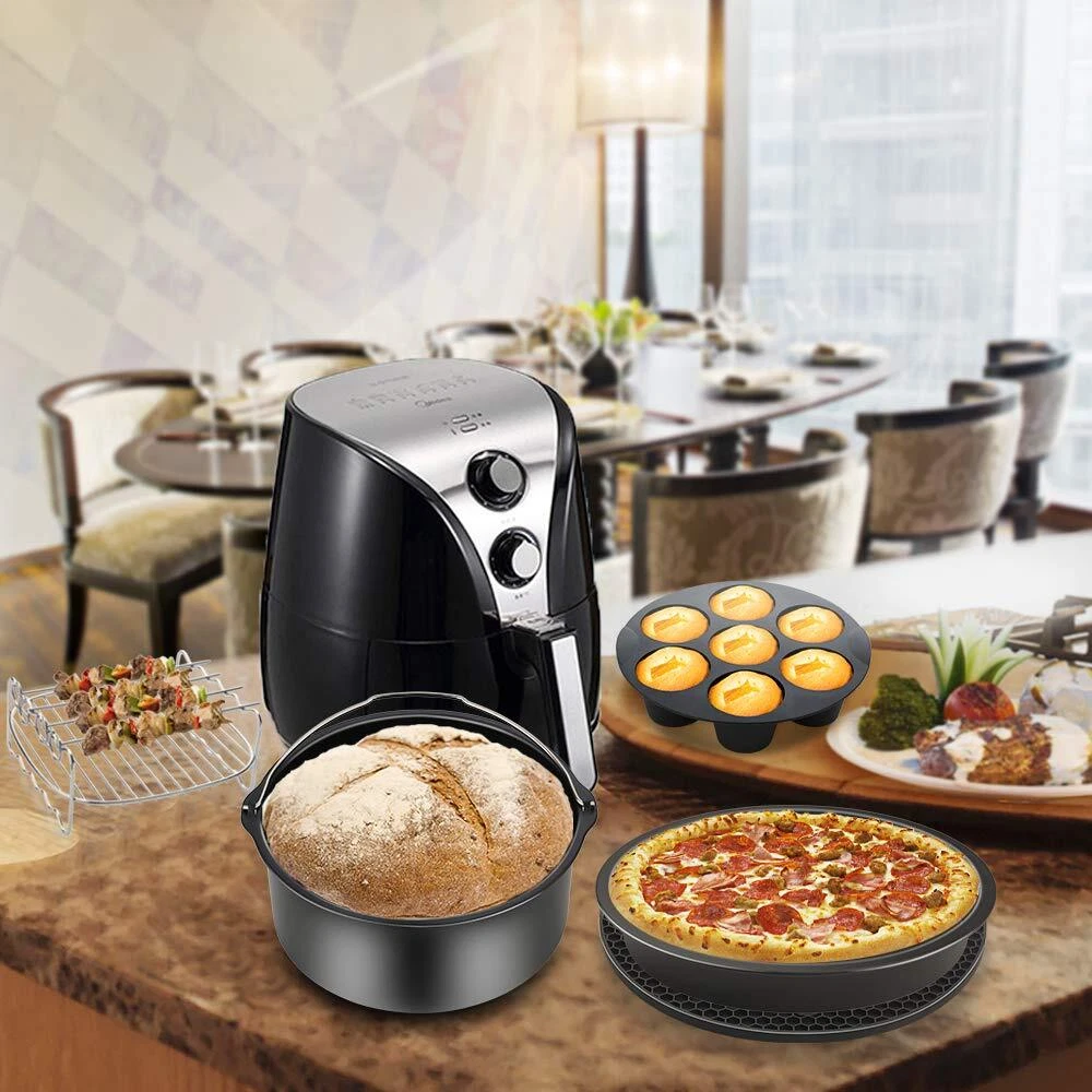 9PCS Air Fryer Accessories Compatible with Gowise Gourmia Cozyna Ninja and More Models