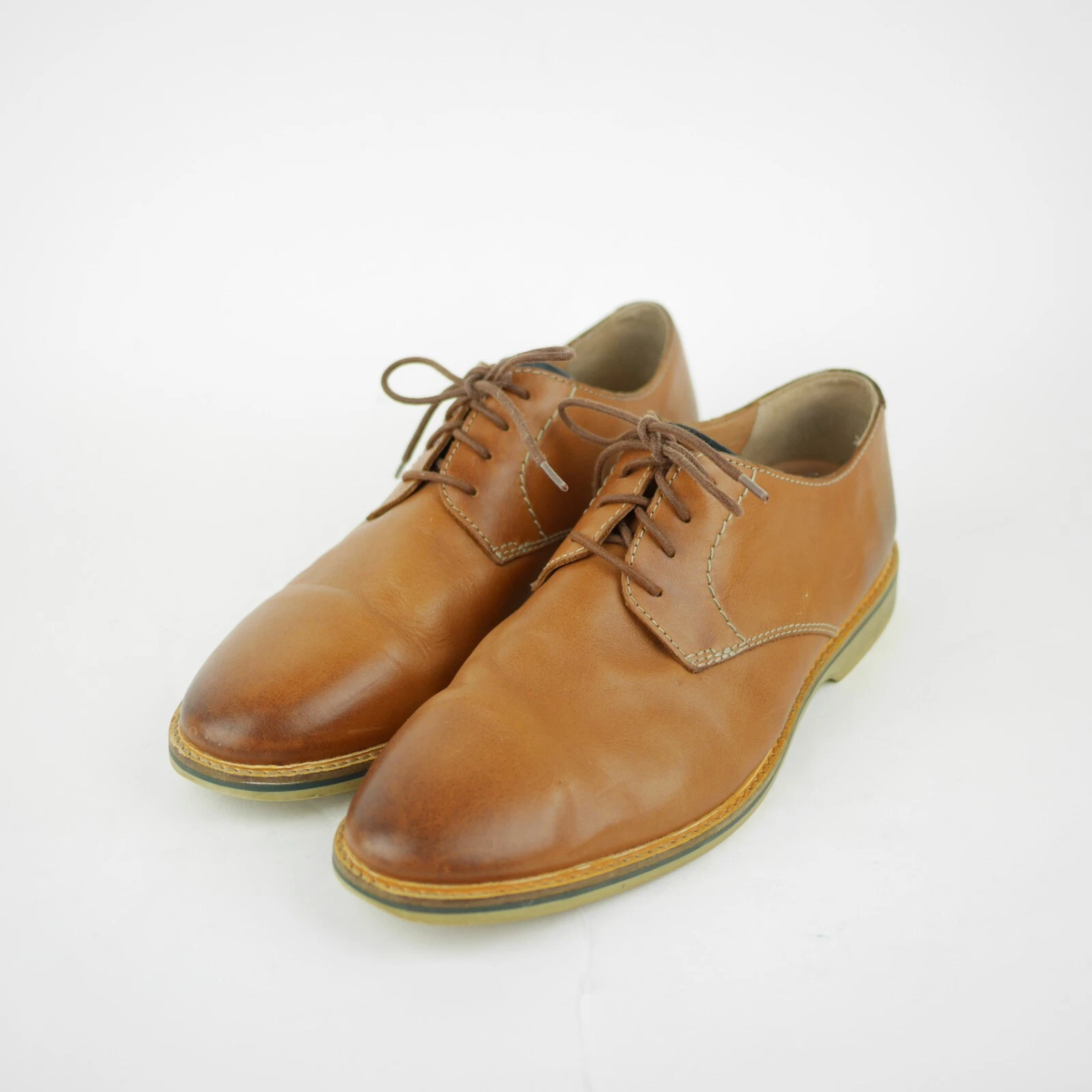 CLARKS 11 W da uomo Scarpe casual comode casual in pelle marrone marrone marrone marrone marrone marrone marrone chiaro