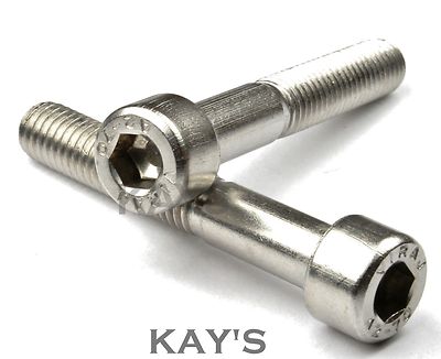 Zylinderschrauben mit Innensechskant x 400 Stück M5, M6, M8, A2 Edelstahl gemischt Bulk