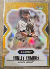 Hanley Ramirez 2007 Finest Refractors Gold 36/50 Florida Marlins