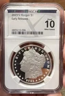 2023-S Proof Morgan Silver Dollar, NGCX 10 Ultra Cameo Early Releases
