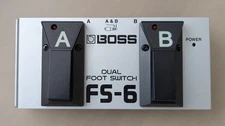 Boss FS-6 Dual Foot Switch with individual momentary and latching pedal modes