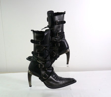 New Rock Mid Calf Leather