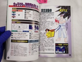 Street Fighter Zero Alpha 2 PS1 Sega Saturn Strategy Guide Book art Japanese