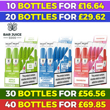 Bar Juice 5000 Nic Salt | 10ml Vape Juice | 5mg 10mg 20mg E-Liquid | 50VG/50PG