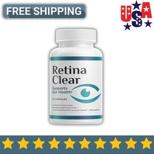 Retina Clear Capsules for Eyes Retina Clear Supports Eye Health 60 Capsules USA