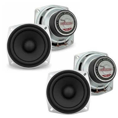 5 Core 4 Inch Car Subwoofer Pair Audio 200W Replacement 4Ohm Deep Bass Speaker