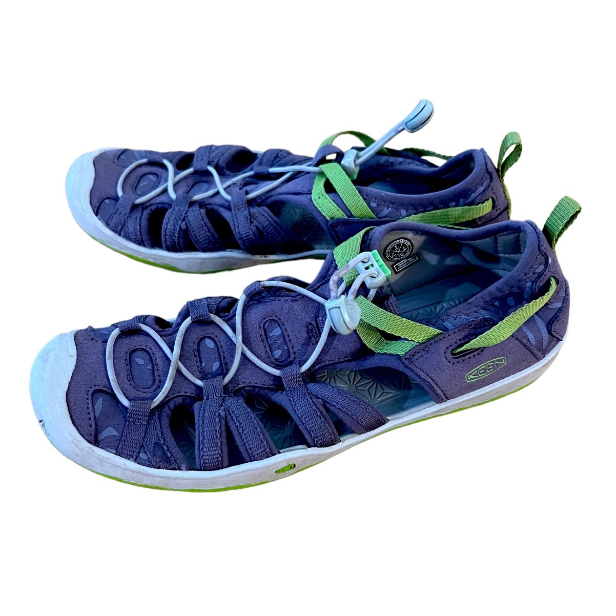 Keen sandali donna taglia 5 Moxie viola e verde scarpa da trekking 1016694