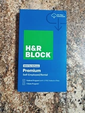 H&R Block Tax Software Premium 2024 PC/Mac [Boxed Key Card ) 