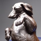 Vintage Dachshund Dog Cold Cast Bronze Sculpture Figure Figurine Doris Lindner — photo 1