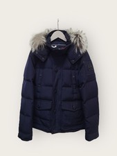 Moose Knuckles Navy Silver Fox Algonquin Down Jacket 59592369