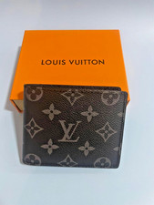 Louis Vuitton Eclipse Monogram Black Leather Bifold Wallet Multiple