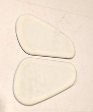 Paar Kniekissen Tankgummis passend für Pannonia 250 T5 T5H TL250 TLF250 Weiß