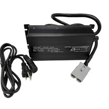 Replacement Battery Charger for NaceCare TTB516 Autoscrubber, 24V 15A, Gray Plug