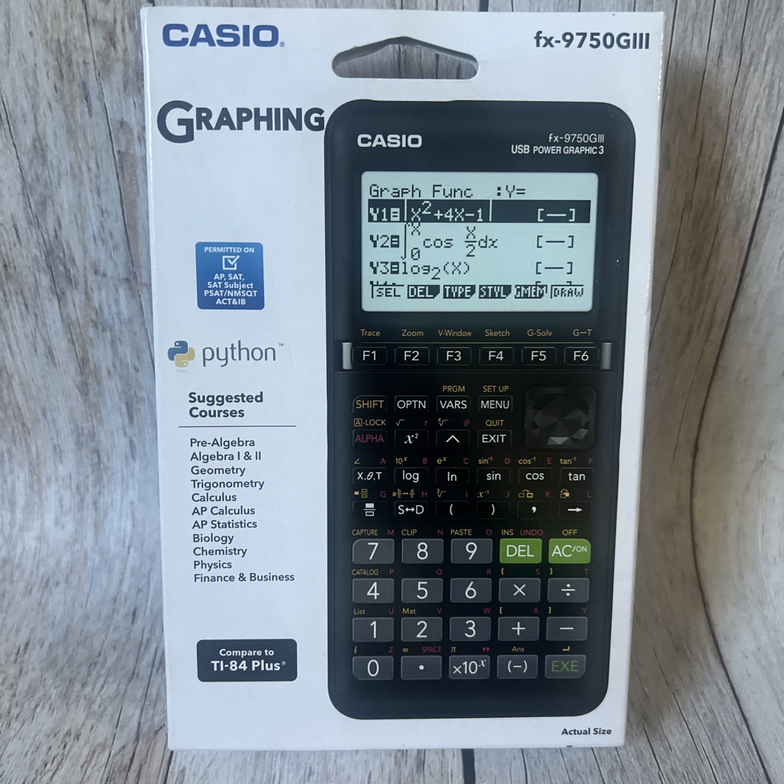 Casio FX-9750GIII Graphing Calculator Python Brand New Sealed