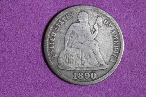 ESTATE FIND 1890 S Seated Liberty Dime #K59866