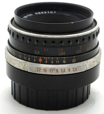 Carl Zeiss Jena Tessar lens 2.8/50 mm M42 Screw mount Rare First