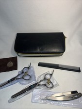 New Smith Chu Kai Japan Kasho Hair Cutting Scissor Lot W/ Case New