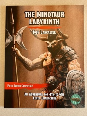 DnD 5e module by Toby Lancaster | The Minotaur Labyrinth | DR Games Seconds #4