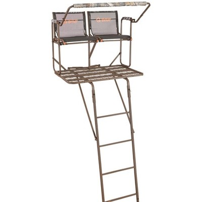 Guide Gear 17  Full Platform 2-Man Ladder Tree Stand Elevated Hunting Stand