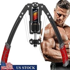 Adjustable 22-440lbs Arm Exerciser Hydraulic Power Home Fitness Equipment New