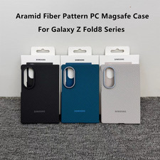 Copy Aramid Fiber Grain PC Case Samsung Galaxy Z Fold8 Ultra Thin Magnetic Cover