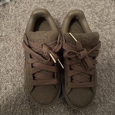 Tenis para mujer PUMA x Fenty Creeper Phatty Nubuck Rihanna Fenty verde-marrón 8