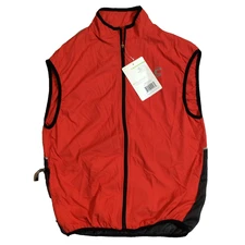 Cannondale Cycling Pack Me Vest Men's Sz Small Red Sleeveless Full Zip Pockets