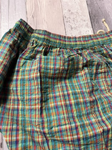 BNWT Moto Jeanswear 100% Cotton Gingham Elasticated Shorts Mens Uk Large D1 - Picture 12 of 13
