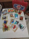 VINTAGE BAKUGAN BATTLE BRAWLERS 13 FIGURES & 15 MAGNETIC CARDS COLLECTION LOT