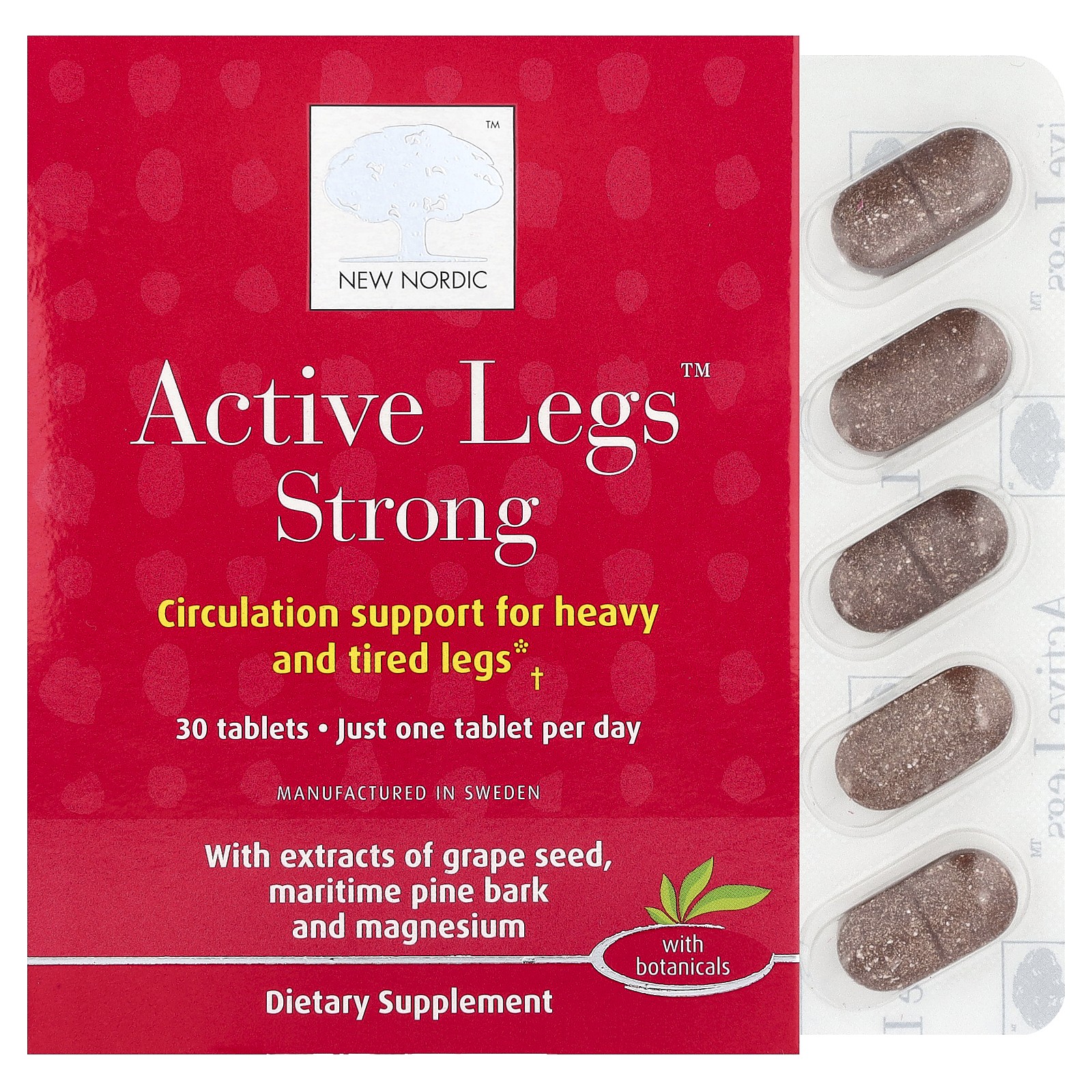 Active Legs  Strong, 30 Tablets