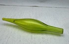 MCM Green Blenko Art Glass Decanter Flame Stopper Only Glows Cadmium Uranium