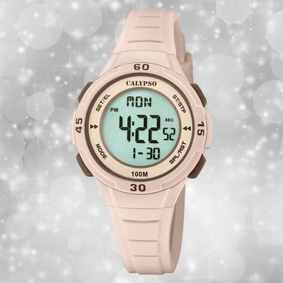 Armbanduhr Kunststoff rosa Digital Jugend Fashion Uhr Calypso UK5830/3 - Bild 1 von 4