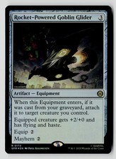 Rocket-Powered Goblin Glider 172 R Foil MTG SPM NM