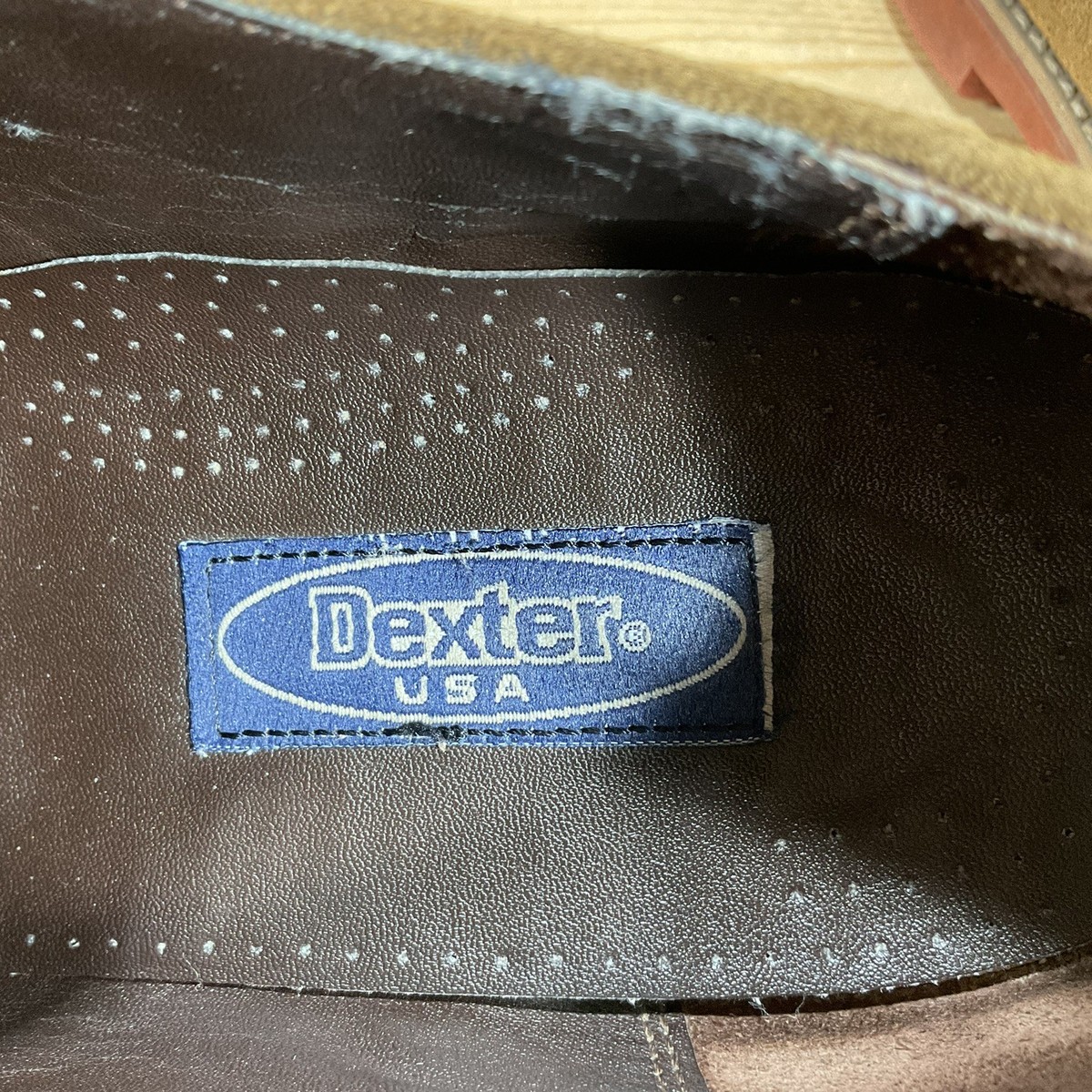 VTG Dexter Suede Dirty Bucks Shoes Men display picture 1