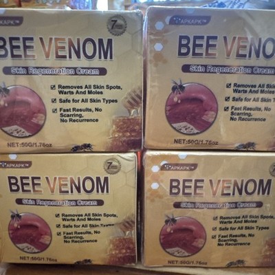APKAPK Bee Venom 4 Pack Skin Treatment Cream 1.69 oz  Exp 2028