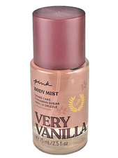 VICTORIA'S SECRET PINK VERY VANILLA FRAGRANCE BODY MIST SPRAY SPLASH 2.5 oz NEW