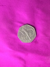 2004 Roger Bannister Four Minute Mile 50p Pence Coin Circulated Free Postage