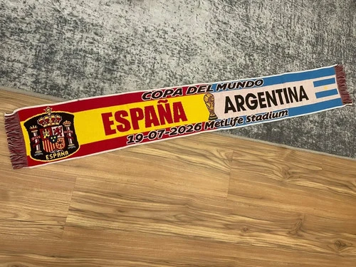 FIFA World Cup 2026 Final Scarf New York Spain vs Argentina