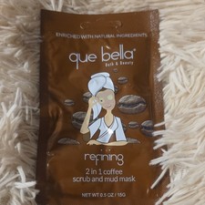 Que Bella Refining 2 in 1 Coffee Scrub Mud Ma...