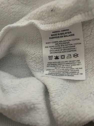 Nike Unisex Kids Size Small 4-6 off white Long sleeve Hoodie Sweatshirt - Picture 10 of 10