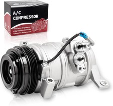 AC Compressor Compatible with 2001-2013 Silverado 1500, 2001-2014 Tahoe, 2001-20
