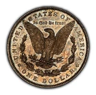 1886 $1 Morgan Dollar - Proof-Like Fields - Deep Neon Toning - BU - SKU-D5451