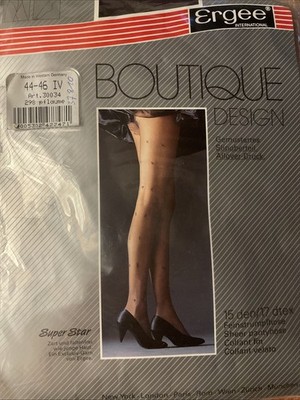 1 Paar Strumpfhose Boutique Design Ergee 15 Den. Sexy Gr.4 Farbe Bronze