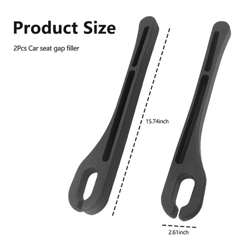 2 Stück Autositz Lückenfüller Organizer, Upgrade Auto Seitensitz Lückenfüller mit Phon... - Bild 2 von 6