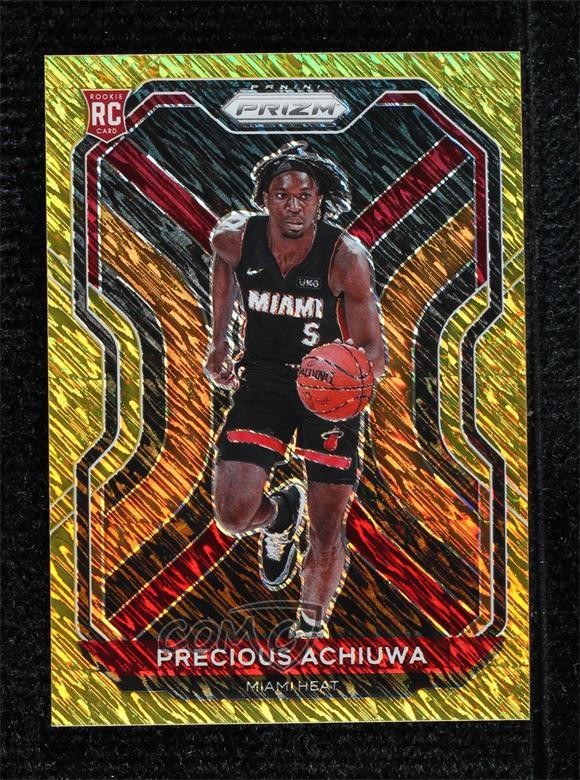 2020-21 Panini Prizm Gold Shimmer 8/10 Precious Achiuwa #294 Rookie RC 0fo5
