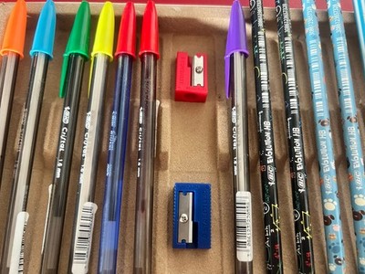 Bic Stifte Kugel Und Stifte Lot 13 Stücke Evolution Cristal Spitzer NOS