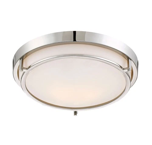 Meridian M60019 2 Light 13"W Flush Mount Bowl Ceiling Fixture - Bronze - Picture 8 of 12