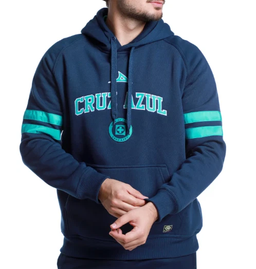 CRUZ AZUL URBAN HOODIE PIRMA NAVY  LIGA MX MEN 2025 MEXICO - Image 3 of 4