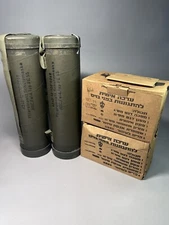 Israeli Model 4 Gas Mask w/ 8 German FE55 40mm Filters Surplus NOS Prepper, LARP